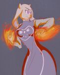  anthro bovid caprine clothed clothing elemental_manipulation female fire fire_manipulation goat kikagaro magic magic_user mammal mature_anthro mature_female solo toriel undertale undertale_(series) 