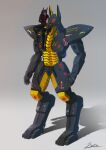 absurd_res anthro armor canid canine canis digital_media_(artwork) hi_res jackal machine male mammal robot sockodrawing solo 