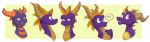  activision alpha_channel dragon group horn male mammal oazuljo reptile scalie simple_background skylanders_academy smile speech_bubble spyro spyro_reignited_trilogy spyro_the_dragon teeth text video_games yellow_background 