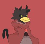  anthro avian bird clothing corvid corvus_(genus) felid fur male male/male mammal mimiff oscine pacherry pantherine passerine raven solo yejun 