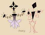  ambiguous_gender black_body deity deus_(tinybeasts) duo fallen_angel multi_eye tinybeasts toony wings 