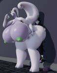  3d_(artwork) anthro big_breasts big_butt blender_(software) bodily_fluids breasts butt coin darkdraketom digital_media_(artwork) female goodra green_nipples hand_on_butt hand_on_leg hand_on_thigh hi_res human male mammal nintendo nipples pok&eacute;mon pok&eacute;mon_(species) pok&eacute;mon_trainer pressed_against purple_body street teardrop tears video_games 