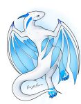  claws dragon dragonhonor_(artist) feral hi_res scales simple_background white_body white_scales 