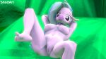  16:9 3d_(artwork) abstract_background anthro anthrofied anus avian breasts clitoral_hood digital_media_(artwork) european_mythology feet female friendship_is_magic genitals greek_mythology hair hands_behind_head hasbro hi_res hippogriff jewelry looking_at_viewer lying multicolored_hair my_little_pony mythological_avian mythology navel necklace non-mammal_breasts on_back pink_body pussy shadart silverstream_(mlp) smile solo source_filmmaker two_tone_hair widescreen 