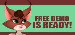  advertisement anthro bisamon clothing english_text female game_cg low_res mammal rodent sciurid shirt solo text topwear vivien_martin 