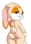  anthro bedroom_eyes cream_the_rabbit female lagomorph leporid looking_at_viewer looking_back mammal narrowed_eyes nude rabbit seductive solo sonic_the_hedgehog_(series) thick_thighs tongue tongue_out wide_hips xylas young 