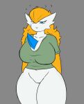  [josel] big_breasts bottomless breasts clothed clothing curvy_figure eyelashes female gardevoir genitals hair humanoid long_hair mango_(shewiff) narrowed_eyes nintendo partially_clothed pok&eacute;mon pok&eacute;mon_(species) pussy shirt solo thick_thighs tired topwear video_games wide_hips 