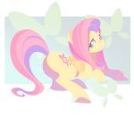  2012 cutie_mark equid equine feathered_wings feathers female feral fluttershy_(mlp) friendship_is_magic green_eyes hair long_hair mammal my_little_pony np447235 pegasus pink_hair solo wings 