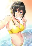  akashi_maho bikini cleavage d4dj swimsuits tagme wet 