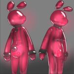  2021 ambiguous_gender anthro bulge collar digital_drawing_(artwork) digital_media_(artwork) duo faceless_character glistening key key_symbol lagomorph leporid lock lock_bulge lock_symbol mammal markings rabbit rubber sexotheque simple_background 