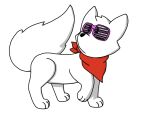  alpha_channel ambiguous_gender anthony_fox bandanna canid canine eyewear feral fox imainluigiinsmashbros kerchief mammal shutter_shades solo 