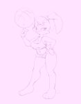  anthro female lola_bunny looney_tunes solo warner_brothers woory 