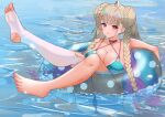  bikini feet lim_(ramu) swimsuits thighhighs wet 