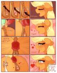  absurd_res anal anal_penetration anus applejack_(mlp) butt buttplug buttplug_in_ass clitoral clitoris comic equid equine female feral friendship_is_magic genitals hi_res looking_pleasured mammal masochism my_little_pony penetration pussy ratofdrawn riding_crop sex_toy sex_toy_in_ass solo whip whipping 