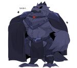  2021 4_toes abs anisodactyl anthro armor avian beak biped bird bird_feet black_beak black_body black_feathers body_hair cape claws clothing corvid corviknight digitigrade feathered_wings feathers feet full-length_portrait hyaku_(artist) male nintendo oscine passerine pecs pok&eacute;mon pok&eacute;mon_(species) portrait red_eyes simple_background solo standing tail_feathers toe_claws toes video_games white_background wings 