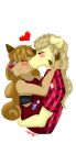  &lt;3 alpha_channel amber_hair anthro arm_around_waist bird_dog blonde_hair blush bra brown_body brown_ears brown_fur brown_markings bust_portrait canid canine canis capreoline caramel_hair cervid cervine clothing demigirl_pride_colors demigirl_pride_flag domestic_dog duo eyes_closed female female/female fingers floppy_ears freckles fur golden_retriever great_dane hair hand_on_cheek hi_res hooved_fingers hug hunting_dog hybrid kissing kissing_cheek lesbian_pride_colors lgbt_pride long_hair mammal markings mastiff molosser omnisexual_pride_colors one_eye_closed pattern_clothing plaid plaid_clothing portrait pride_colors purple_eyes red_clothing red_nose retriever romantic_ambiance romantic_couple shirt smile spots_(marking) tan_body tan_fur tan_hair tank_top topwear underwear white-tailed_deer white_freckles wink yellow_body yellow_fur zer0rebel4 
