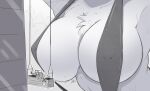  2021 anthro big_breasts bikini breasts chest_tuft cleavage clothed clothing faceless_female female fish larger_female macro male mammal marine ncmares nipple_outline selfie shark size_difference sling_bikini smaller_male swimwear tuft 