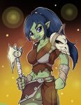  axe barbarian breasts clothed clothing edgarkingmaker female humanoid melee_weapon not_furry orc savage solo weapon 