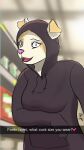  2021 9:16 ambiguous_gender anthro blurred_background canid canine clothing digital_media_(artwork) english_text female folded_ears fur fur_markings hi_res hoodie inside looking_at_viewer mammal markings meme mr_roo_(artist) open_mouth pink_nose snapchat solo tan_body tan_fur text topwear 
