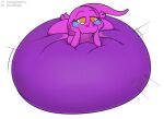  alpha_channel ambiguous_gender anthro bakura_(kitty_pride) belly big_belly chiropteran foxball happy hyper hyper_belly inflation kitty_pride lying mammal nude rodent smile solo 