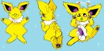  anthro batiddies big_ears blush cute_expression eeveelution facing_viewer feral fluffy fluffy_balls genitals hi_res jolteon looking_away male ms_paint neck_tuft nintendo pawpads paws penis pok&eacute;mon pok&eacute;mon_(species) semi-anthro six_(batiddies) solo tuft video_games 