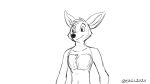  16:9 animated anthro canid canine confusion feet fennec fennec_(artist) foot_fetish foot_hands fox guide_lines hands male mammal shocked short_playtime sketch solo toe_curl transformation waist_up what widescreen zezil 