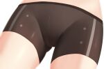  1girl ass_visible_through_thighs bike_shorts black_shorts close-up commentary_request crotch crotch_seam genshin_impact highres hu_tao shorts solo thighs z282g 