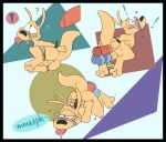  anal anthro bdsm blush bondage bound gag gagged hi_res macropod male male/male mammal marsupial nickelodeon penetration presenting rocko&#039;s_modern_life rocko_rama rope rotten_robbie size_difference wallaby 