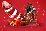  anthro balls big_(disambiguation) big_balls big_breasts big_penis breasts candy candy_cane demon dessert dracokaito dracokaitonsfw erect_nipples erection fluffy food genitals huge_penis hyper hyper_genitalia hyper_penis invalid_tag krampus magic male monster muscular muscular_anthro muscular_male nipples nude penis solo unknown_species 
