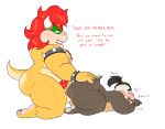  age_difference all_fours anal anal_penetration angry anthro big_butt blush blushing_profusely bodily_fluids bowser braces butt butt_grab chest_tuft chubby_male claws doggystyle drawpile duo fangs father father_and_child father_and_son from_behind_position hand_on_butt hi_res horn king koopa koopaling male male/male male_penetrated male_penetrating male_penetrating_male mario_bros morton_koopa_jr. nintendo nood1e overweight overweight_anthro overweight_male parent parent_and_child pawpads paws penetration pubes royalty scalie sex size_difference slightly_chubby son stuttering tears text thick_thighs tuft video_games yelling 