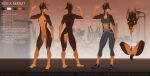  abs absurd_res anthro athletic canid canine canis clothed clothing coach digital_drawing_(artwork) digital_media_(artwork) dobermann domestic_dog female fitness hi_res mammal model_sheet muscular nude nuria_bernat pinscher solo thalislixeon 