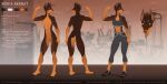  abs absurd_res anthro athletic canid canine canis clothed clothing coach digital_drawing_(artwork) digital_media_(artwork) dobermann domestic_dog female fitness hi_res mammal model_sheet muscular nude nuria_bernat pinscher solo thalislixeon 