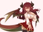  grea_(shingeki_no_bahamut) horns manaria_friends monster_girl pointy_ears tagme tail thighhighs wings 