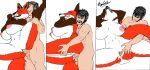  absurd_res anthro anthro_penetrated areola balls big_breasts biped bodily_fluids breasts brown_body brown_fur canid canine cum cum_drip cum_in_pussy cum_inside curvaceous curvy_figure dipstick_ears dipstick_limbs dripping duo erection female female_on_human female_penetrated fox fur genital_fluids genitals hi_res huge_breasts human human_on_anthro human_penetrating human_penetrating_anthro human_penetrating_female interspecies lying male male/female male_on_anthro male_penetrating male_penetrating_female mammal multicolored_ears nipples nude on_back on_side penetration penile penile_penetration penis penis_in_pussy pussy realius red_body red_fox red_fur sex simple_background spread_legs spread_pussy spreading thick_thighs traditional_media_(artwork) vaginal vaginal_penetration voluptuous white_body white_fur 