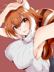  animal_ears blazblue chukachuka makoto_nanaya sweater tail 