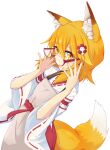  animal_ears kitsune megane miko senko-san sewayaki_kitsune_no_senko-san tagme tail 