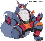  abs absurd_res anthro breasts canid canine canis clothed clothing drks feet hi_res league_of_legends leagueoflegends male mammal mask muscular muscular_anthro nipples riot_games toes video_games warwick_(lol) wolf wrestler wrestling_briefs wrestling_singlet 