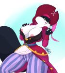  anthro big_breasts breasts claws domestic_cat felid feline felis female hi_res looking_at_viewer looney_tunes mammal penelope_pussycat_(looney_tunes) pirate_outfit solo walas21 warner_brothers 