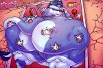  absurd_res anthro belly belly_expansion big_butt blue_body butt chubby_cheeks dragon expansion feeding fondling food food_fetish force_feeding forced ghost_hands hair hi_res huge_butt huge_thighs male moomis morbidly_obese morbidly_obese_anthro morbidly_obese_male nude obese obese_anthro obese_male overweight overweight_anthro overweight_male short_hair solo spanking stuck thick_thighs through_wall weight_gain wide_hips 