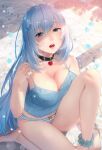  cleavage emori_miku emori_miku_project erect_nipples lingerie pantsu takami_masahiro 