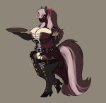  artblush barista bartender big_breasts breasts clothed clothing equid equine female hi_res horse huge_breasts mammal tagme wide_hips 