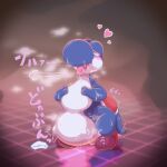  &lt;3 1:1 2021 ambiguous_gender belly big_belly blue_body blue_scales blue_yoshi blush bodily_fluids digital_drawing_(artwork) digital_media_(artwork) duo featureless_crotch feral hi_res intersex intersex/intersex japanese_text mario_bros nintendo room_kinoko saliva saliva_on_tongue scales sound_effects text tongue tongue_out translation_request video_games vore white_belly yoshi 