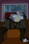  absurd_res bulge dc_comics feet gz_draws hi_res humanoid king_shark looking_at_viewer male solo 
