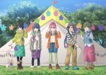  inuyama_aoi kagamihara_nadeshiko megane oogaki_chiaki overalls saitou_ena shima_rin sweater tagme yurucamp 