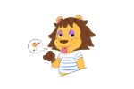  animal_crossing anthro blush candy chibi dessert felid fellatio_gesture food gesture kindaprudish lion lollipop male mammal mane nintendo pantherine rex_(animal_crossing) solo suggestive suggestive_gesture video_games 