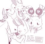  &lt;3 anthro blush duo ear_pull english_text genitals hi_res lagomorph leporid licking male male/male mammal max_(sam_and_max) oral penile penis penis_lick rabbit sam_and_max sex sharp_teeth teeth text tommybunz tongue tongue_out 