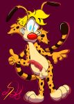  absurd_res anthro arousal blue_eyes bobcat bonkers_(series) bonkers_d._bobcat disney domestic_cat felid feline felis genitals hi_res lobofeo lynx male male/male mammal penile_spines penis solo tail_tuft tuft 