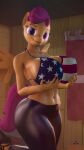  3d_(artwork) 4k 9:16 absurd_res anthro anthrofied big_breasts breasts digital_media_(artwork) equid equine female foxventus friendship_is_magic hasbro hi_res holding_breast huge_breasts looking_at_viewer mammal my_little_pony nipple_outline orange_body pegasus scootaloo_(mlp) solo stars_and_stripes united_states_of_america wings 