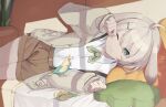  all_male animal animal_ears bed bird male shorts tagme_(character) usirome wink 