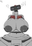  2019 absurd_res bedroom_eyes big_breasts breasts controller female front_view game_controller grey_body grey_nipples hand_on_breast hi_res humanoid looking_at_viewer machine narrowed_eyes nintendo nintendo_controller nintendo_entertainment_system nipples not_furry quin-nsfw r.o.b. robot robot_humanoid seductive solo video_games 